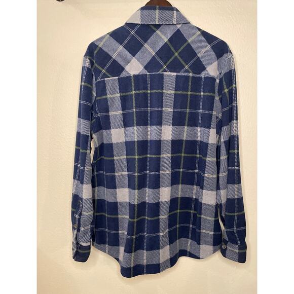 Freedom Foundry Dry Goods Co. Blue Grizzly Flannel Fleece Shirt XL - Picture 4 of 9